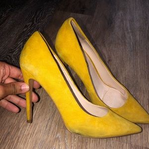 Yellow TopShop Pumps